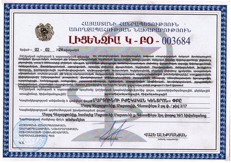 Բժշկական օգնության և սպասարկման լիցենզիա